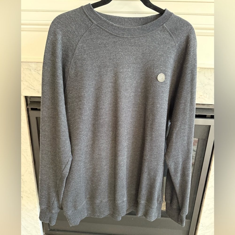 Volcom Dark Gray Crewneck Sweatshirt